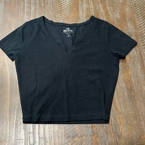 Black Hollister V-Neck